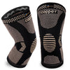 Copper Knee Brace Support for Men&Women Arthritis Knee Compression Sleeve for Pain Relief-L